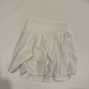 Aerie White Athletic Skirt